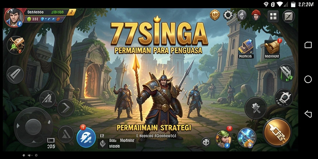Gameplay mendebarkan di dunia 77SINGA.
