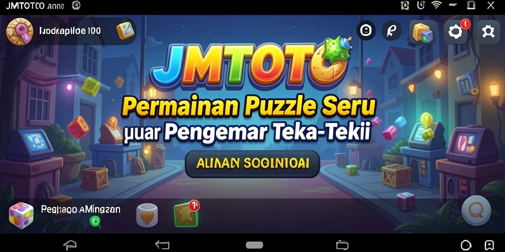 Tampilan gameplay JMTOTO dengan teka-teki yang menarik.