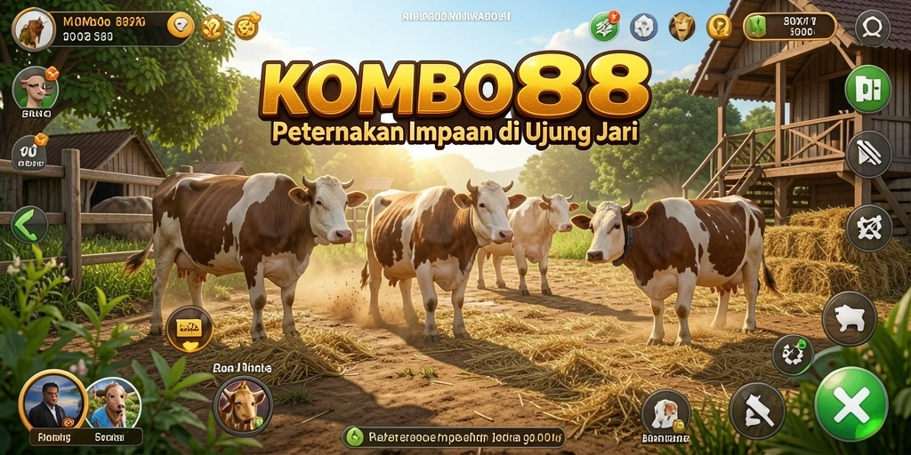 Tampilan menarik dari gameplay KOMBO88 yang seru dan interaktif.