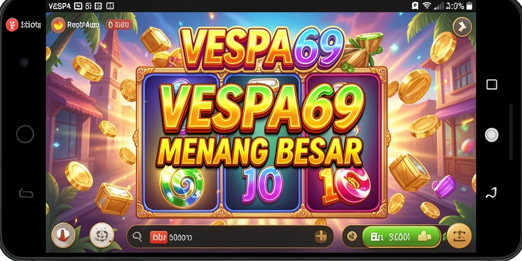 Tampilan gameplay VESPA69 yang seru dan menarik.